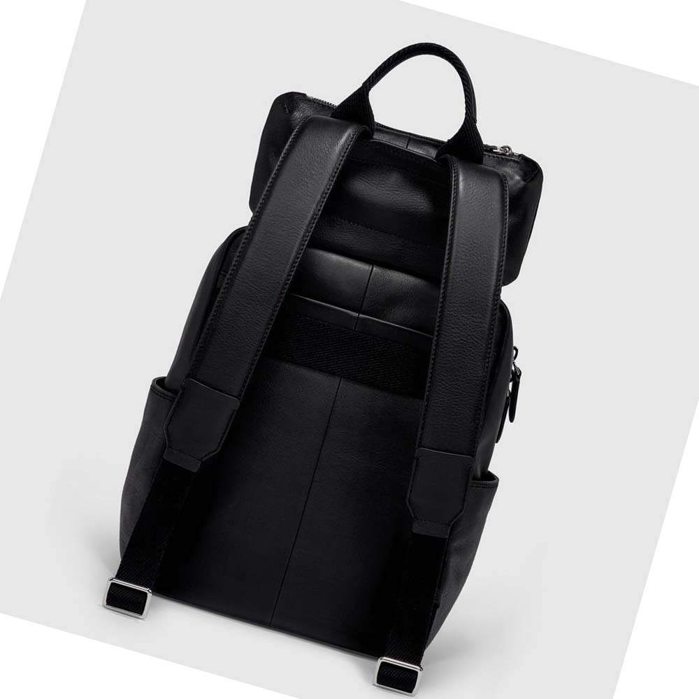 Men's Ecco Journey Pillow Backpacks Black | SG 678AHK